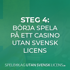 Börja spela på ett casino utan svensk licens