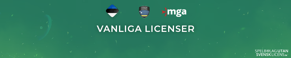 olika utländska spellicenser