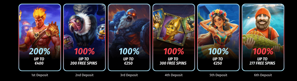 UP TO €900 & 777 FREE SPINS