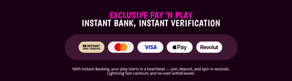 Betalmetoder på Slot Heart Casino