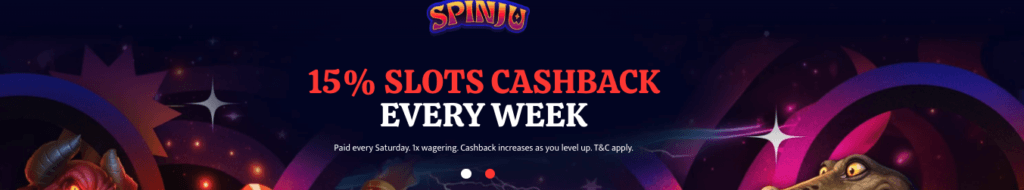 Jag testade Spinju Casino i februari 2026. Först öppnade jag ett konto och sedan gjorde jag en insättning och började spela