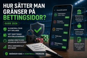 Hur sätter man gränser på bettingsidor? Guide 2026