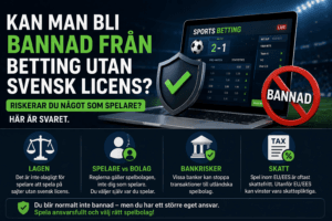 Kan man bli bannad från bettingsidor utan svensk licens?