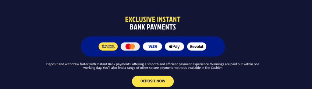 EXCLUSIVE INSTANT BANK PAYMENTS